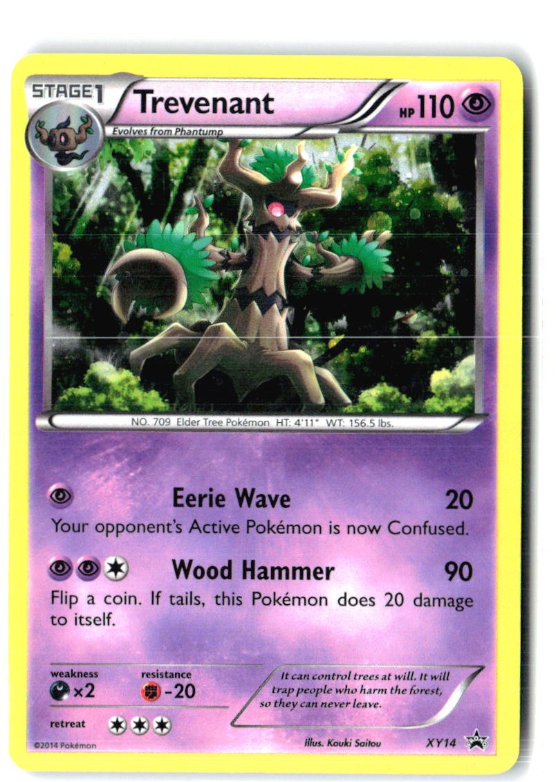 Trevenant XY14 Holo Promo XY Promo Pokemon Near Mint