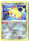 Radiant Jirachi 120/195 Radiant Rare Silver Tempest Pokemon Holo Near Mint