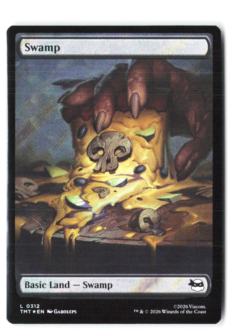 Swamp (0312)0312 Holofoil Teenage Mutant Ninja Turtles Magic: The Gathering Foil