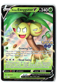 Alolan Exeggutor V SWSH225 Holo Promo Sword & Shield Promo Pokemon Near Mint