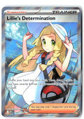 Lillie's Determination 169/132 Ultra Rare Mega Evolution Pokemon Holo Near Mint