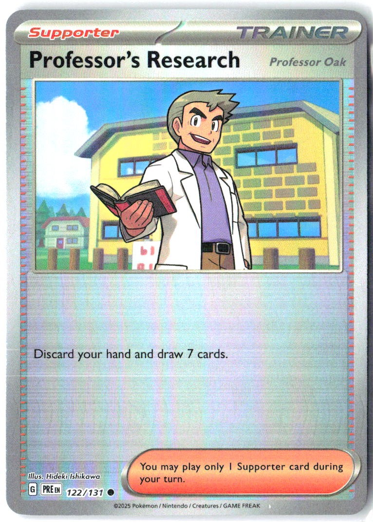 Professor's Research [Professor Oak](Poke Ball Pattern)122/131 Holo Prismatic NM