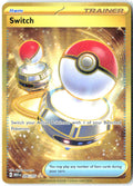 Switch 206/165 Hyper Rare 151 Pokemon Holo Near Mint