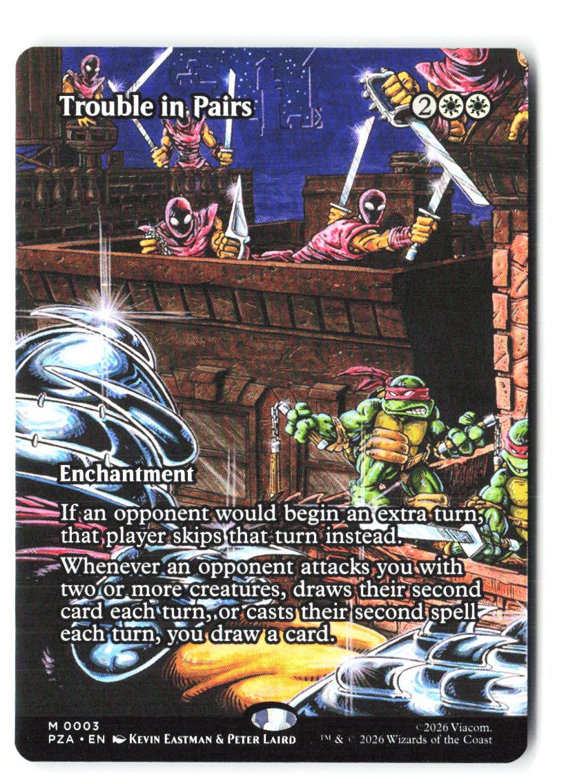 Trouble in Pairs (Borderless)3 Teenage Mutant Ninja Turtles Magic: The Gathering