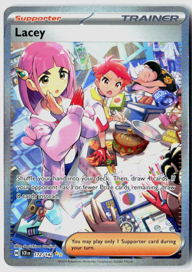 Lacey 172/142 Special Illustration Rare Stellar Crown Pokemon Holo Near Mint
