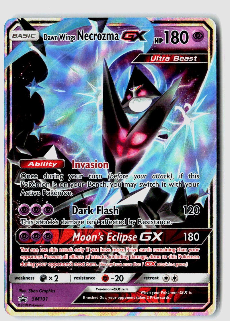 Dawn Wings Necrozma GX - SM101 Holo Promo Sun & Moon Promo Pokemon Holo NM