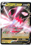 Regidrago V 135/195 Holo V Rare Silver Tempest Pokemon Near Mint