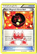 Team Magma's Great Ball 31/34 Uncommon Double Crisis Pokemon Near Mint