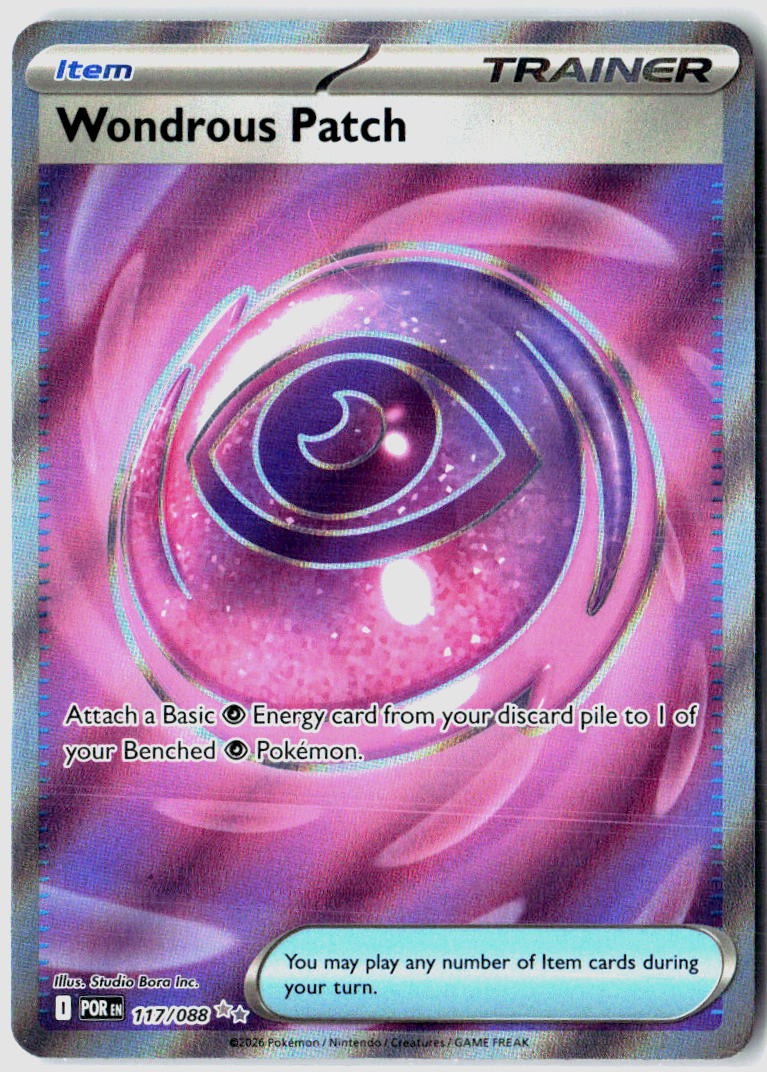 Wondrous Patch 117/088 Ultra Rare Perfect Order Pokemon Holo Near Mint