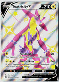 Toxtricity V SV112/SV122 Holo V Rare Shining Fates Shiny Vault Pokemon Holo NM