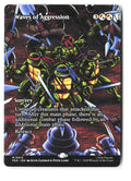 Waves of Aggression (Borderless) 13 TeenageNinja Turtles Magic: The Gathering
