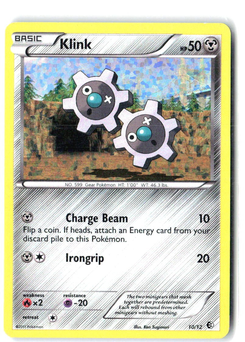 Klink 010/012 Holo Promo McDonald's Promos 2011 Pokemon Near Mint