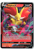 Delphox V 027/196 Holo V Rare Lost Origin Pokemon Near Mint