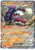 Great Tusk ex 053/091 Double Rare Paldean Fates Pokemon Holo Near Mint