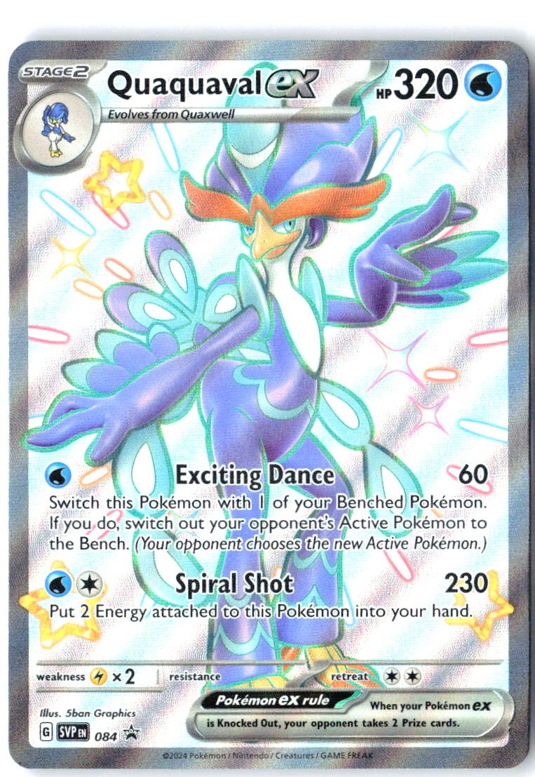 Quaquaval ex 084 Holo Promo Scarlet & Violet Promo Pokemon Near Mint