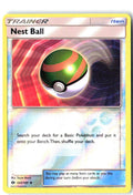 Nest Ball 123/149 Uncommon SM Base Set Pokemon Reverse Holo Near Mint